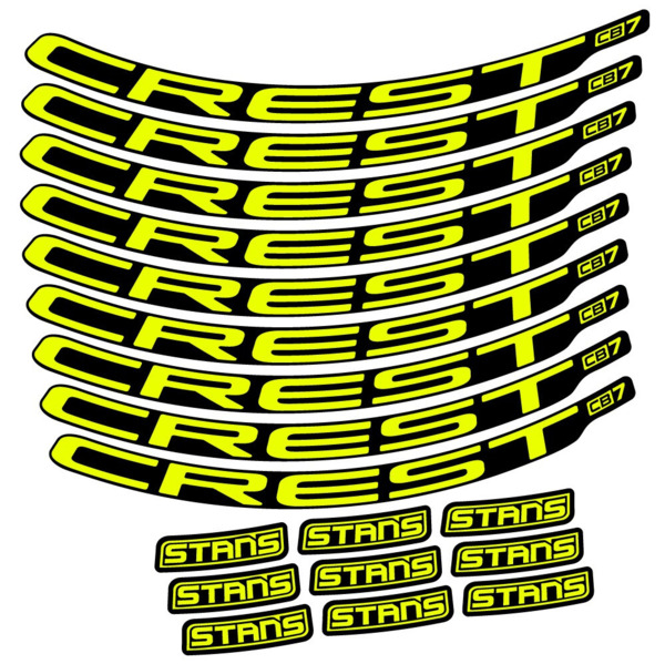 Stans Crest CB7 Pegatinas en vinilo adhesivo Llanta MTB (2)