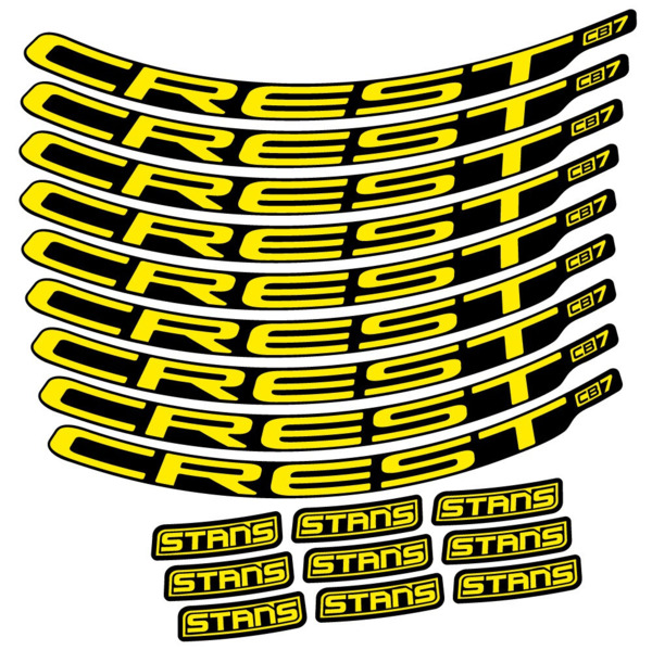 Stans Crest CB7 Pegatinas en vinilo adhesivo Llanta MTB (3)