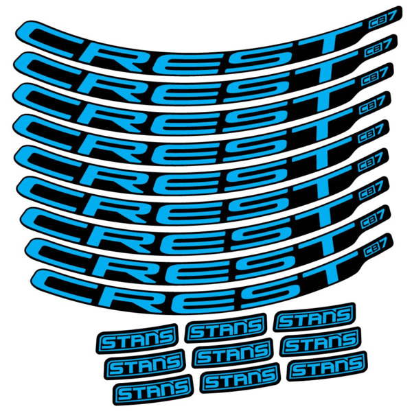Stans Crest CB7 Pegatinas en vinilo adhesivo Llanta MTB (4)