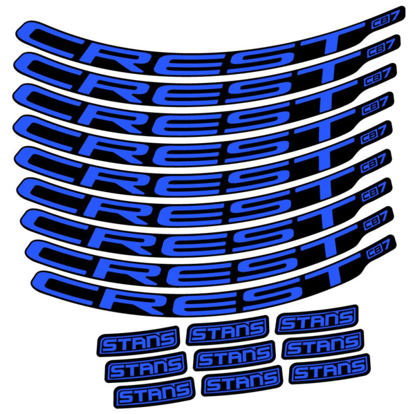 Stans Crest CB7 Pegatinas en vinilo adhesivo Llanta MTB (5)
