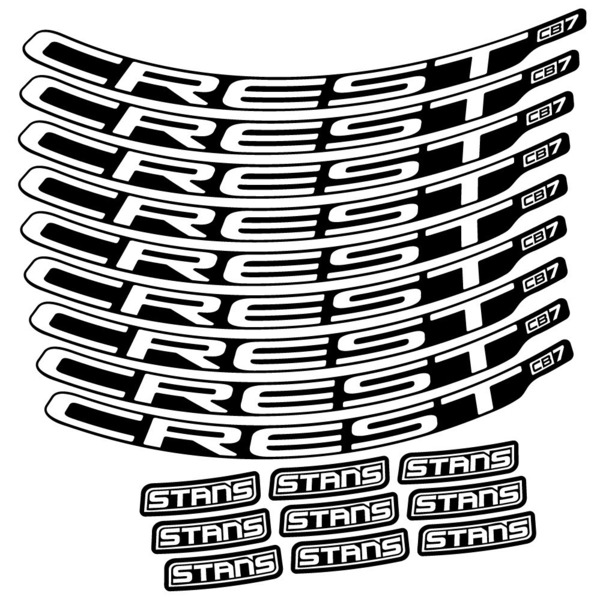 Stans Crest CB7 Pegatinas en vinilo adhesivo Llanta MTB (6)