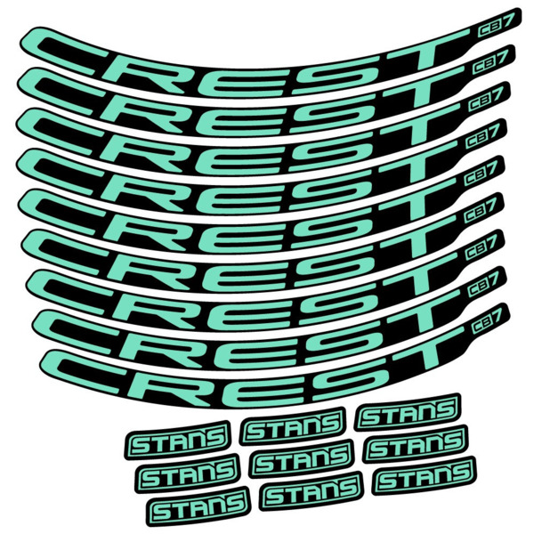 Stans Crest CB7 Pegatinas en vinilo adhesivo Llanta MTB (9)