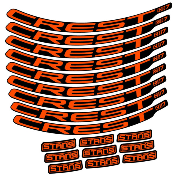 Stans Crest CB7 Pegatinas en vinilo adhesivo Llanta MTB (10)