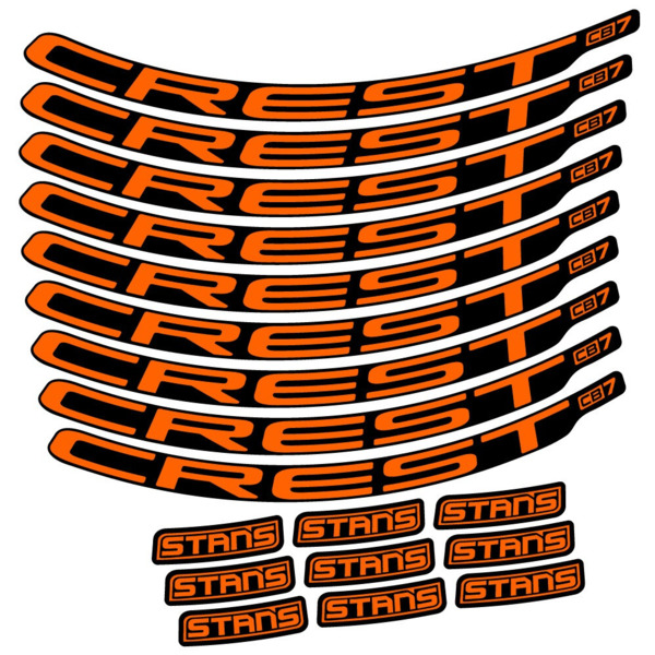 Stans Crest CB7 Pegatinas en vinilo adhesivo Llanta MTB (11)