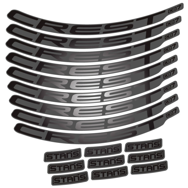Stans Crest CB7 Pegatinas en vinilo adhesivo Llanta MTB (12)