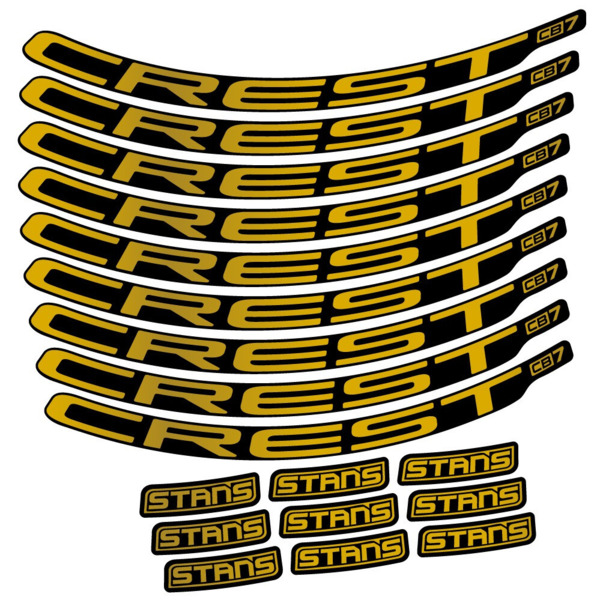Stans Crest CB7 Pegatinas en vinilo adhesivo Llanta MTB (13)