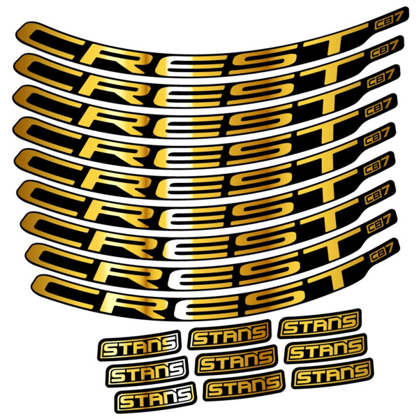 Stans Crest CB7 Pegatinas en vinilo adhesivo Llanta MTB (14)