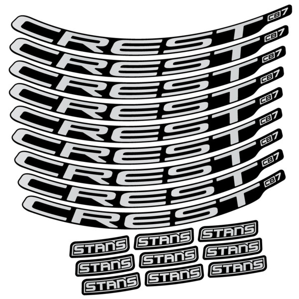 Stans Crest CB7 Pegatinas en vinilo adhesivo Llanta MTB (15)