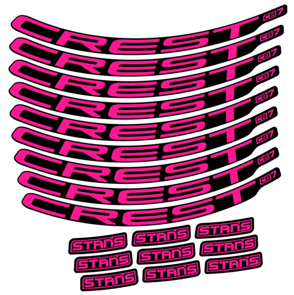 Stans Crest CB7 Pegatinas en vinilo adhesivo Llanta MTB (20)