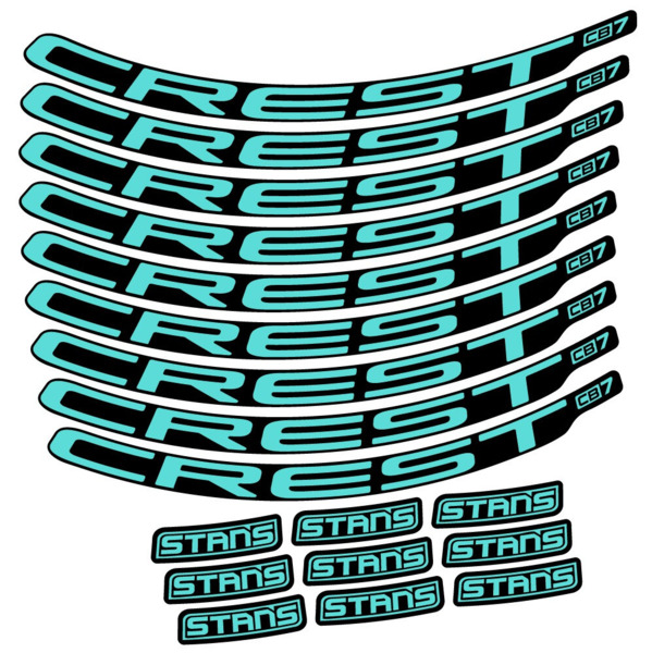 Stans Crest CB7 Pegatinas en vinilo adhesivo Llanta MTB (22)