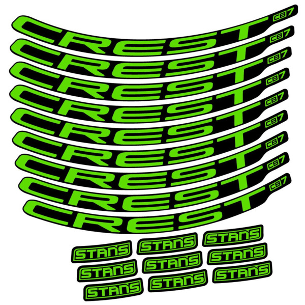 Stans Crest CB7 Pegatinas en vinilo adhesivo Llanta MTB (24)