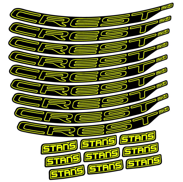 Stans Crest MK4 Ver.1 Pegatinas en vinilo adhesivo Llanta MTB (2)