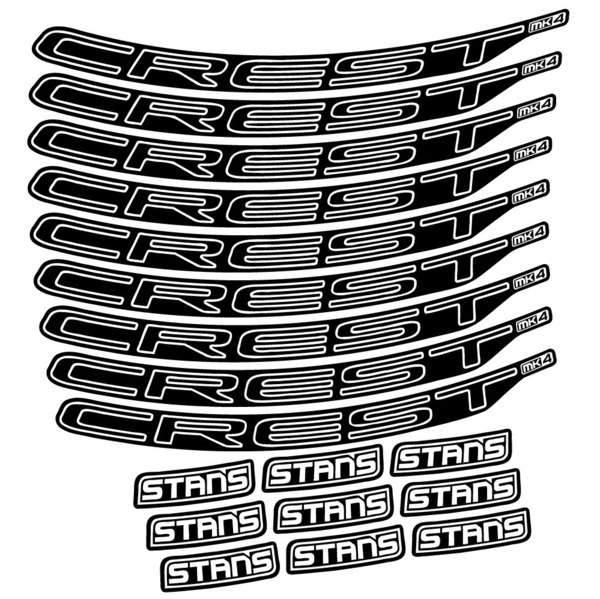 Stans Crest MK4 Ver.1 Pegatinas en vinilo adhesivo Llanta MTB (6)