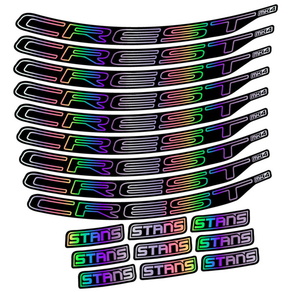Stans Crest MK4 Ver.1 Pegatinas en vinilo adhesivo Llanta MTB (8)