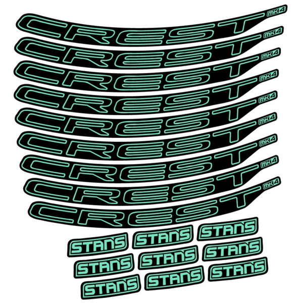 Stans Crest MK4 Ver.1 Pegatinas en vinilo adhesivo Llanta MTB (9)