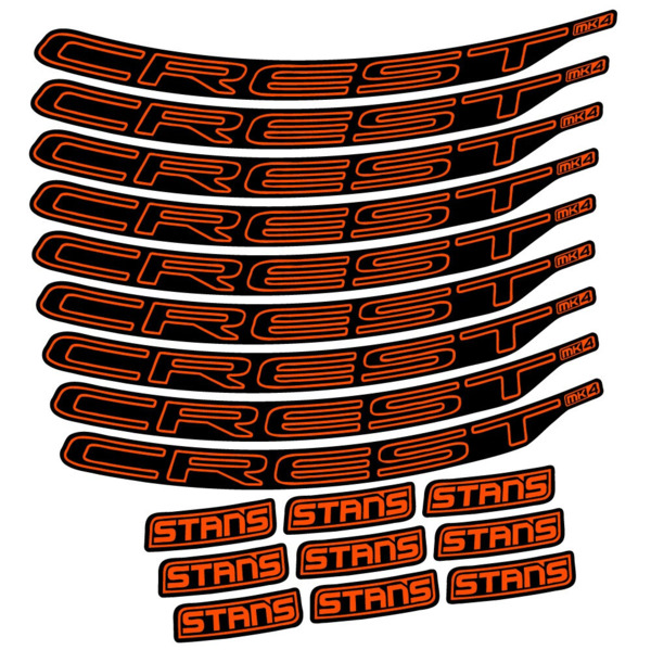 Stans Crest MK4 Ver.1 Pegatinas en vinilo adhesivo Llanta MTB (10)