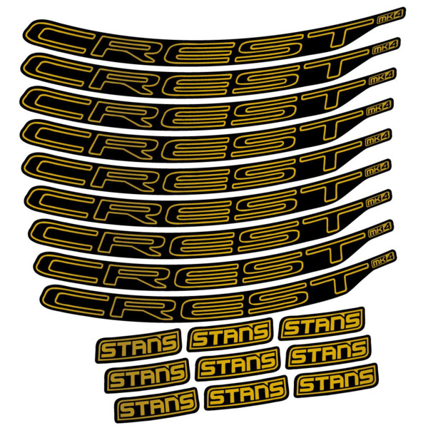 Stans Crest MK4 Ver.1 Pegatinas en vinilo adhesivo Llanta MTB (13)