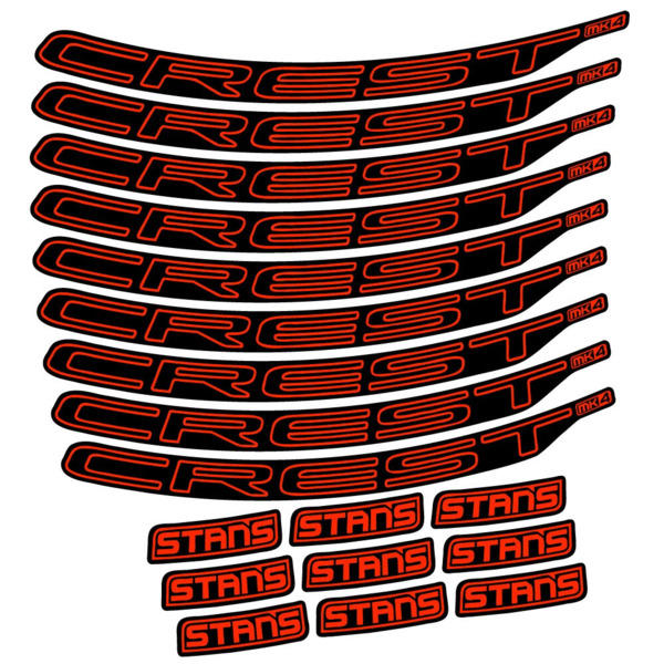 Stans Crest MK4 Ver.1 Pegatinas en vinilo adhesivo Llanta MTB (18)