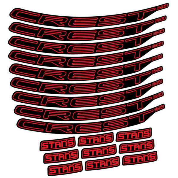 Stans Crest MK4 Ver.1 Pegatinas en vinilo adhesivo Llanta MTB (19)