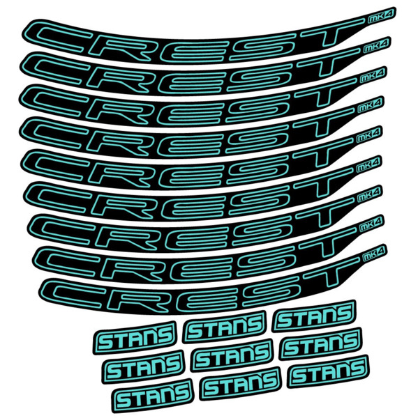 Stans Crest MK4 Ver.1 Pegatinas en vinilo adhesivo Llanta MTB (22)