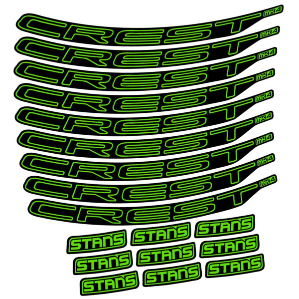 Stans Crest MK4 Ver.1 Pegatinas en vinilo adhesivo Llanta MTB (24)