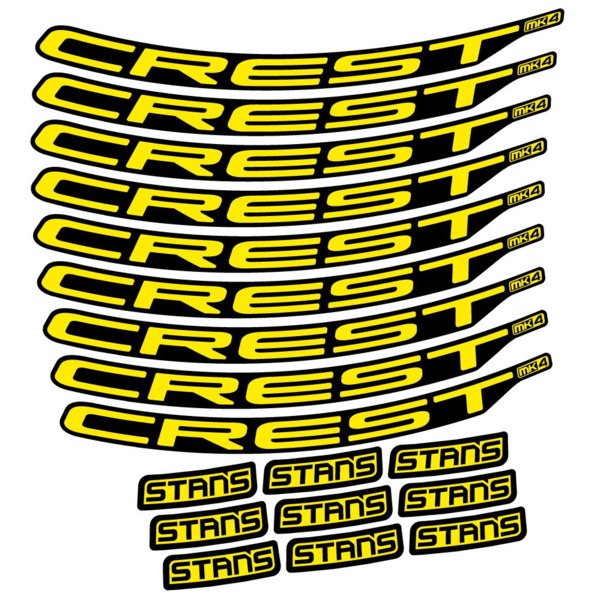 Stans Crest MK4 Ver.2 Pegatinas en vinilo adhesivo Llanta MTB (3)