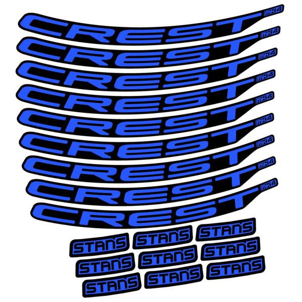 Stans Crest MK4 Ver.2 Pegatinas en vinilo adhesivo Llanta MTB (5)