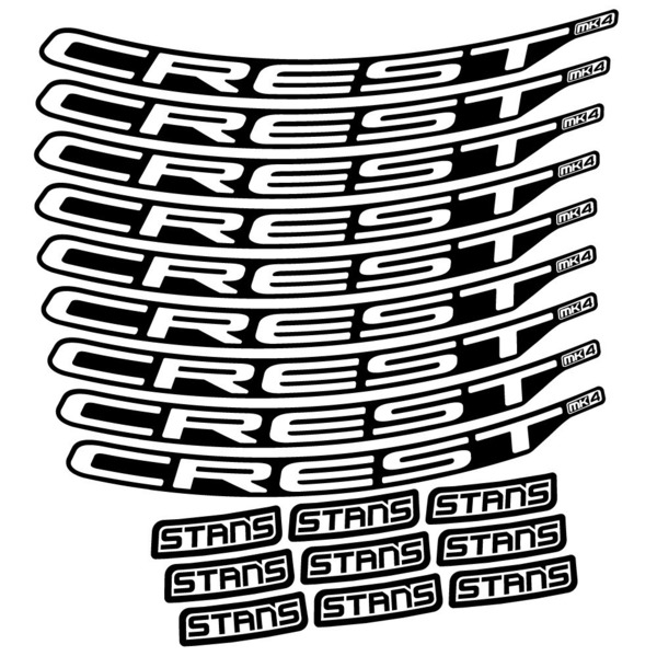 Stans Crest MK4 Ver.2 Pegatinas en vinilo adhesivo Llanta MTB (6)