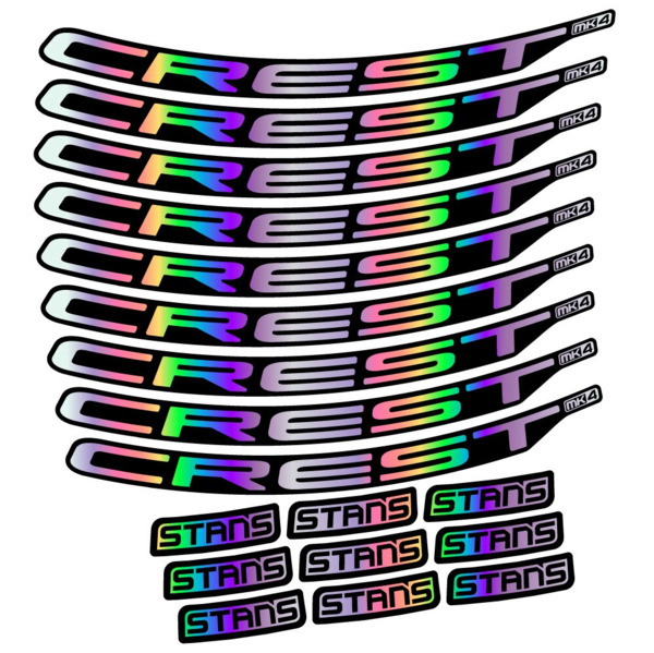 Stans Crest MK4 Ver.2 Pegatinas en vinilo adhesivo Llanta MTB (8)