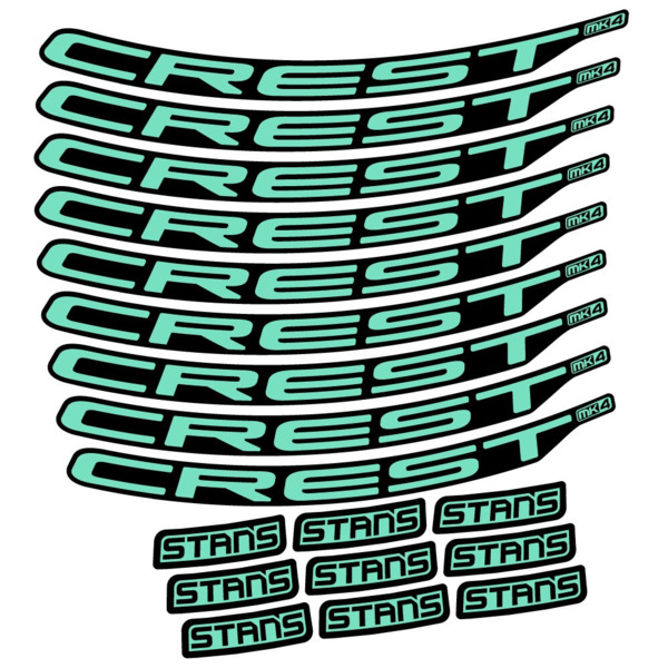 Stans Crest MK4 Ver.2 Pegatinas en vinilo adhesivo Llanta MTB (9)