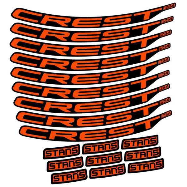 Stans Crest MK4 Ver.2 Pegatinas en vinilo adhesivo Llanta MTB (10)