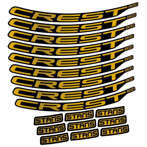 Stans Crest MK4 Ver.2 Pegatinas en vinilo adhesivo Llanta MTB (13)