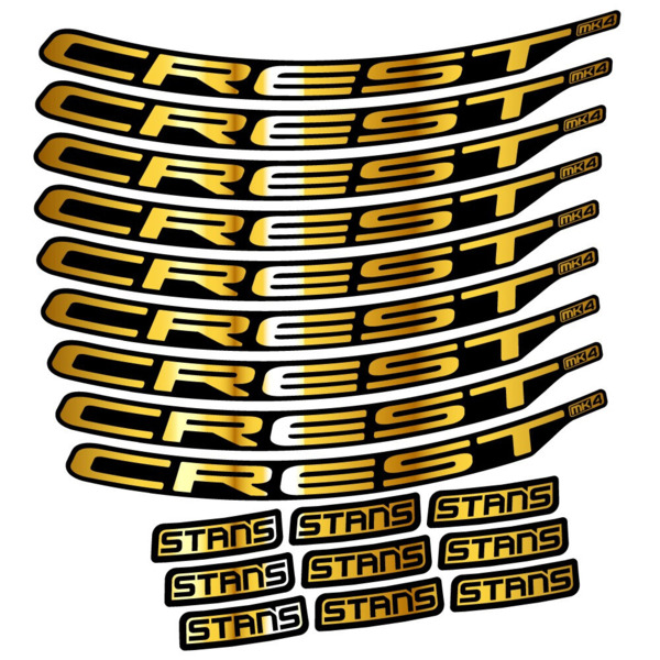 Stans Crest MK4 Ver.2 Pegatinas en vinilo adhesivo Llanta MTB (14)