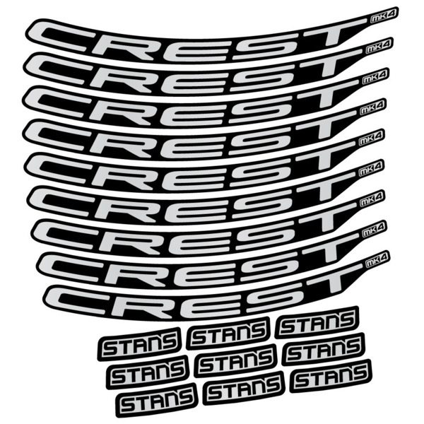 Stans Crest MK4 Ver.2 Pegatinas en vinilo adhesivo Llanta MTB (15)