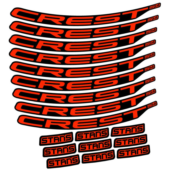 Stans Crest MK4 Ver.2 Pegatinas en vinilo adhesivo Llanta MTB (18)