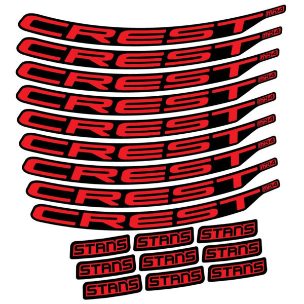 Stans Crest MK4 Ver.2 Pegatinas en vinilo adhesivo Llanta MTB (19)