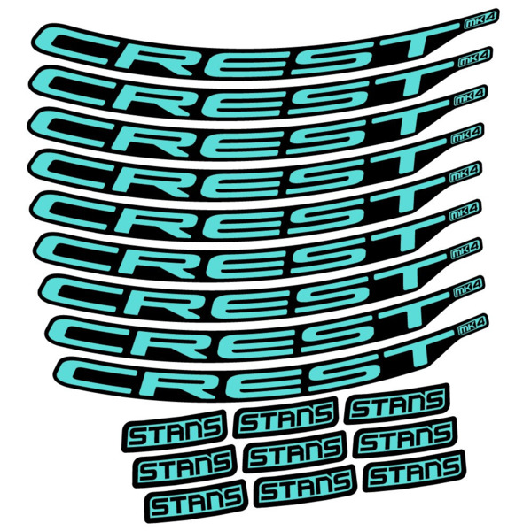 Stans Crest MK4 Ver.2 Pegatinas en vinilo adhesivo Llanta MTB (22)