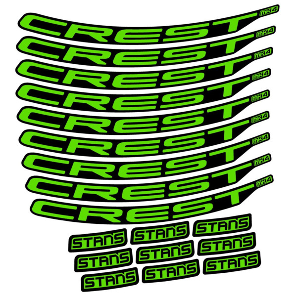 Stans Crest MK4 Ver.2 Pegatinas en vinilo adhesivo Llanta MTB (24)