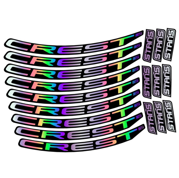 Stans Crest S2 Pegatinas en vinilo adhesivo Llanta MTB (8)