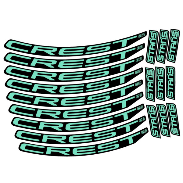 Stans Crest S2 Pegatinas en vinilo adhesivo Llanta MTB (9)