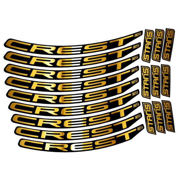 Stans Crest S2 Pegatinas en vinilo adhesivo Llanta MTB (14)