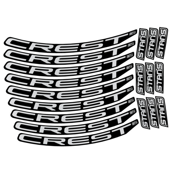 Stans Crest S2 Pegatinas en vinilo adhesivo Llanta MTB (15)