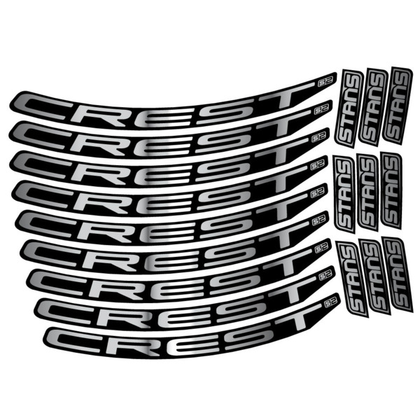 Stans Crest S2 Pegatinas en vinilo adhesivo Llanta MTB (16)