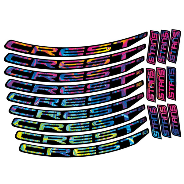 Stans Crest S2 Pegatinas en vinilo adhesivo Llanta MTB (17)