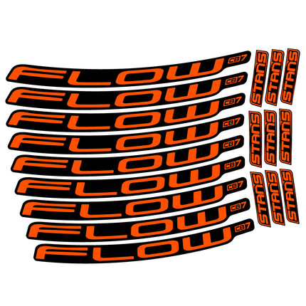 Pegatinas para Llanta MTB Stans Flow CB7 en vinilo adhesivo stickers graphics calcas adesivi autocollants