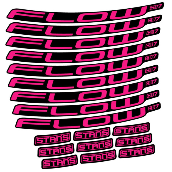 Stans Flow CB7 Ver.2 Pegatinas en vinilo adhesivo Llanta MTB (21)