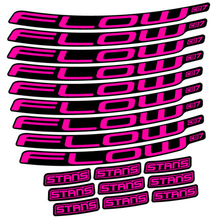 Pegatinas para Llanta MTB Stans Flow CB7 Ver.2 en vinilo adhesivo stickers graphics calcas adesivi autocollants