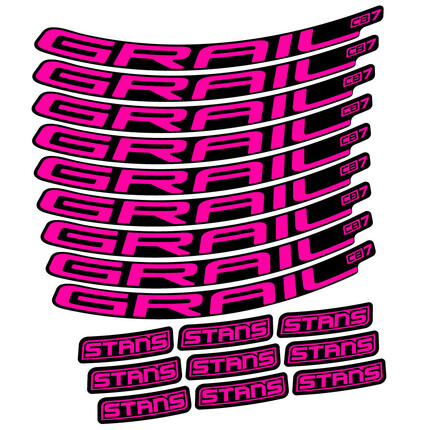Pegatinas para Llantas Stans Grail CB7 Ver.2 en vinilo adhesivo stickers graphics calcas adesivi autocollants