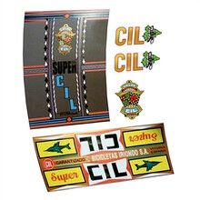 Super CIL Pegatinas en vinilo adhesivo Bici Clásica