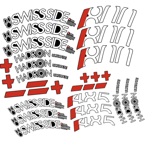 SwissSide Hadron Ultimate 800/485 Perfil 80+48,5 Pegatinas en vinilo adhesivo Llantas Carretera